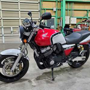 格安 CB400SF バージョンS 47021ｋｍ セル始動 平成9年式 車検R8年1月の画像1