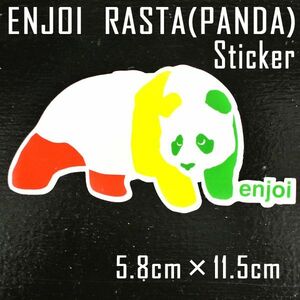 ENJOI/エンジョイ STICKER/ステッカー 【RASTA】PANDA
