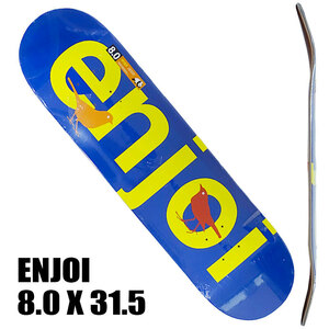 ENJOI/エンジョイ スケートボード デッキ BIRD WATCHER HYB BLUE 8.0 DECK スケボーSK8 [返品、交換及びキャンセル不可]