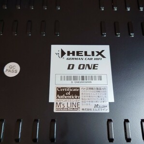 説明文必読！HELIX D ONE HA11108 ウーファー用モノラルアンプ エムズライン オーディオ アンプ ヘリックス DSP HELIX コントローラーの画像3