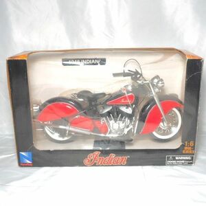 NewRay 1948 INDIAN 1:6 ダイキャストモデル オートバイ 箱サイズ縦25x横42cm バイク アメリカン 単車/100サイズ