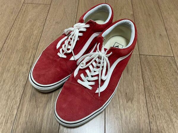 VANS バンズ スニーカー オールドスクール 赤 レッド US10.5 28.5cm