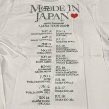 浜崎あゆみ　ayumi hamasaki　ARENA TOUR 2016 A　-M(A)DE IN JAPAN-　Tシャツ　B　白　Mサイズ　USED ★★送料込み★★ 入手困難　超レア_画像2