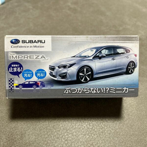 SUBARU IMPREZA ぶつからない！？ミニカー