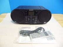 ◆展示品 SONY ソニー CDラジオ ZS-RS81BT C [Bluetooth対応/SD/USB/語学学習機能/FM・AM・ワイドFM対応] 保証付_画像1