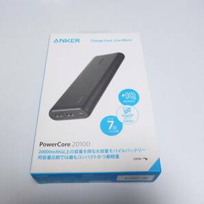 ◆新品未開封 ANKER モバイルバッテリー Anker PowerCore 20100 【A1271N12-9】 [容量：20,100mAh／ブラック] 保証付 ※箱イタミ1箇所の画像6