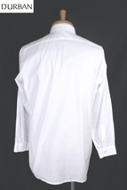 ■新品同様■クリーニング済■ダーバン■長袖 レギュラーカラー ビジネス ワイシャツ L 41-80 白 D'URBAN ホワイト Yシャツ_画像2