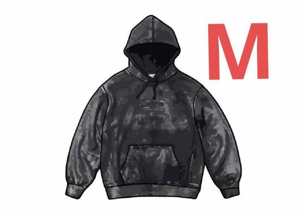 Supreme x MM6 Maison Foil Box Logo Hooded Sweatshirt "Black"