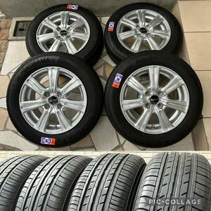 【使用わずか★超美品】横浜発 175/65R14インチ◇アクア ヴィッツ フィット ノート スイフト デミオ◇4H-100 5.5J+38 4本セット