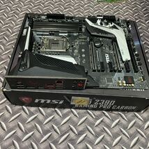 MSI MPG Z390 GAMING PRO CARBON ATX マザーボード動作未確認　ピン曲がりあり。 【ジャンク品】　_画像6