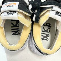 27cm NIKE BLAZER LOW / SACAI DM6443-001 ナイキ ブレーザー ロー サカイ ブラック/ホワイト-ホワイト メンズ スニーカー FI H101266_画像7