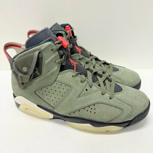 29cm AIR JORDAN 6 RETRO SP TRAVIS SCOTT CN1084-200 エアジョーダン 6 レトロ SP オリーブ メンズ スニーカー EY H54232