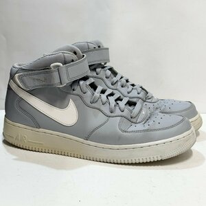 28.5cm NIKE AIR FORCE 1 MID 07 315123-033 ナイキ エア フォース 1 ミッド 07 ウルフグレー メンズ スニーカー NE H103557