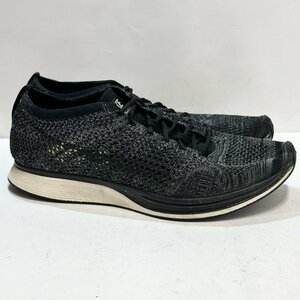 27.5cm NIKE FLYKNIT RACER 526628-005 ナイキ フライニット レーサー ブラックアウト メンズ スニーカー BT H100383