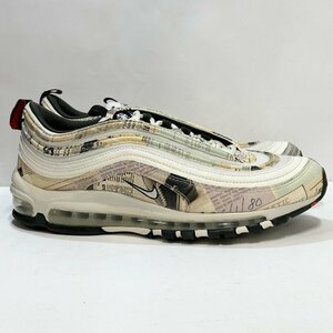 27.5cm NIKE AIR MAX 97 921826-108 ナイキ エアマックス 97 ニュースペーパー メンズ スニーカー LE H105899