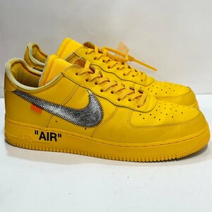 30cm NIKE AF1 07 / OW DD1876-700 ナイキ エアフォース 1 / オフホワイト ユニバーシティーゴールド メンズ スニーカー LL H88842