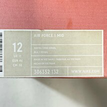 30cm NIKE AIR FORCE 1 MID 306352-132 ナイキ エアフォース 1 ミッド パイングリーン メンズ スニーカー HZ H105649_画像9