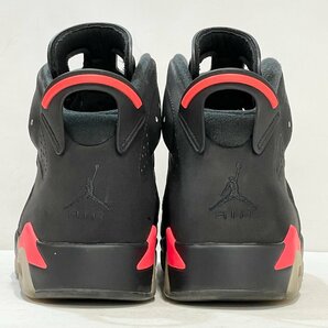 27.5cm AIR JORDAN 6 RETRO 384664-023 エア ジョーダン 6 レトロ インフラレッド メンズ スニーカー NL H106048の画像5