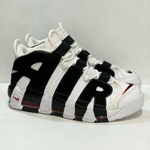 28cm NIKE AIR MORE UPTEMPO 414962-105 ナイキ エア モアアップテンポ ホワイトブ ラック メンズ スニーカー PT H105741