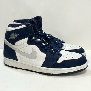 27.5cm AIR JORDAN 1 (2001 ADDITION) 136060-101 エア ジョーダン 1 2001 アディション ネイビー メンズ スニーカー RK H101966