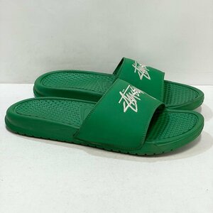 26cm NIKE BENASSI / STUSSY DC5239-300 ナイキ ベナッシ / ステューシー グリーン メンズ スニーカー QQ H104101