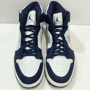 27.5cm AIR JORDAN 1 (2001 ADDITION) 136060-101 エア ジョーダン 1 2001 アディション ネイビー メンズ スニーカー RK H101966の画像2