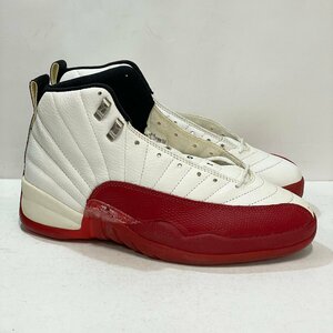 28cm AIR JORDAN 12 AJ12 OG 130690-161 エア ジョーダン 12 オリジナル チェリー メンズ スニーカー NS H106056