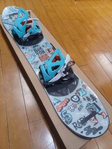 新品未使用 BURTON キッズスノーボードとバインディングの２点セット 2024 AFTERSCHOOL 100cm_画像1