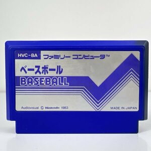 ★何点でも送料１８５円★ ベースボール ファミコン ハ1即発送 FC 動作確認済み ソフト