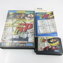 ★何点でも送料１８５円★　アイルトン・セナ スーパーモナコGP2 SUPER Monaco GPⅡ　箱・説明書 CH2 メガドライブ 即発送 MD_画像1