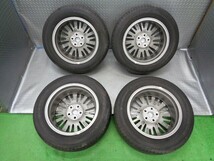 バリ山! 美品 30 アルファード 後期 純正 17 インチ ハイグロス メッキ ホイール タイヤ 4本 225/60R/17 6.5J 114.3 5H 5穴 ヴェルファイア_画像6