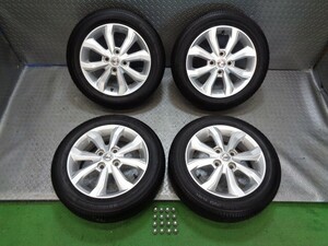 バリ山!! 美品!! B21W B21A デイズ ルークス 純正 14 インチ アルミ ホイール タイヤ 4本 155/65R14 4.5J 100 4穴 4H モコ NV100 オッティ