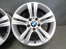 美品 BMW 3シリーズ 3B20 F30 F31 純正 17 インチ アルミ ホイール 4本 7.5J 120 5穴 5H E90 E91 E92 F32 F33 F34 F36 F46 F45 E46 E60 E61_画像4