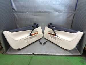 良品!! レクサス IS GSE20 IS250C クーペ 純正 ホワイト レザー ドア トリム 左右 セット 検索) マフラー スポイラー 車高調 ヘッドライト