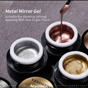 VENDEENI Metal Mirror Gel 3color Metal Painting ネイルアート用