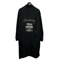 YOHJI YAMAMOTO pour homme　ヨウジヤマモトプールオム　 18SSキュプラスタッフシャツ 商品番号：8072000072563_画像1