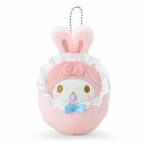 サンリオ マスコットホルダー マイメロディ マイメロちゃん my melody 10×7.3×4cm おくるみベビーマスコット キャラクター 978