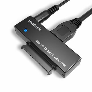 Inateck SATA - USB3.0変換ケーブル 2.5インチ/3.5インチハードディスクドライブ HDD/SSD用SATA変換アダプタ 電源