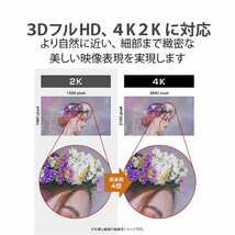 エレコム HDMI ケーブル プレミアム Ver2.0 曲げに強い ナイロンメッシュ 3ｍ 4K・2K 【Premium HDMI(R) Cable_画像6
