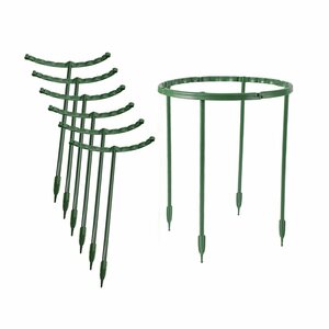 LIKENNY gardening mine timbering plant mine timbering flower ... sliding mine timbering T shape height 25cm 10 pcs set set endurance part shop. equipment ornament easy to use plant growth plant support 