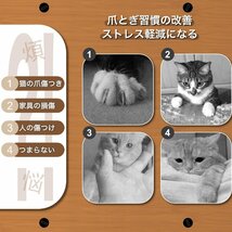 TOTOSHASHA 猫 爪研ぎハウス キャットハウス 55x29x28cm 広いスペース 高密度 耐久 多面爪とぎ スクラッチャー ダンボールハウ_画像3