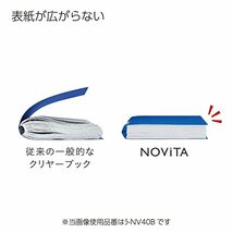 コクヨ(KOKUYO) ファイル クリヤーブック ノビータ 固定式 A4 40枚 黄 ラ-NV40Y_画像5