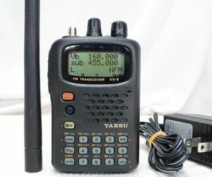 希少　YAESU　VX-5　Jなし逆輸入機　送信改造済　50／144／430　5W　トリプルバンド　