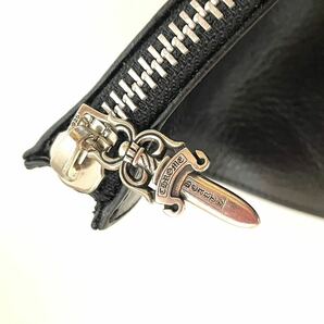 1円スタート！CHROME HEARTS クロムハーツ クラッチバッグ ラージクロス L字ファスナーの画像7