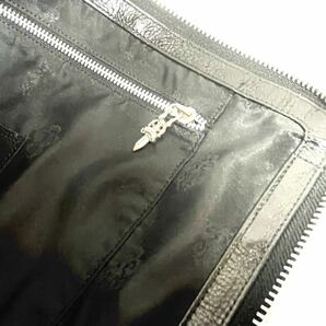 1円スタート！CHROME HEARTS クロムハーツ クラッチバッグ ラージクロス L字ファスナーの画像10