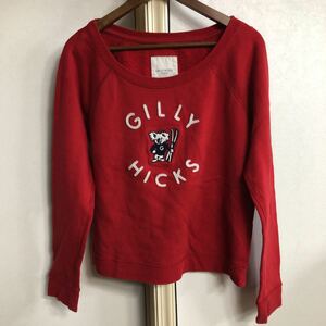 GILLY HICKS sweatshirt L sweat koala red red 