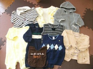 assk2-385☆ベビーキッズ　子供服　お得　まとめ売り　50-80サイズ子供服セット