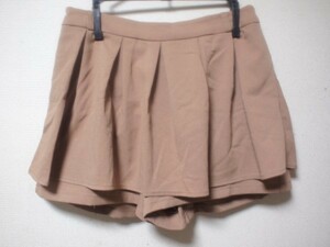 rsrs5-256 C.O.L.Z.Akoru The [ Camel color . spring appear ] bottoms spring casual culotte short waist rubber Camel M size 