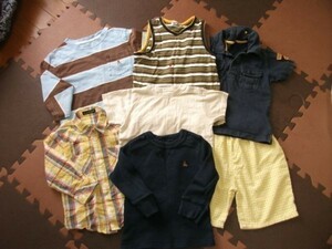 assk2-449* Kids ребенок одежда выгода продажа комплектом мужчина . предназначенный 7 позиций комплект футболка & брюки 90-110 размер 