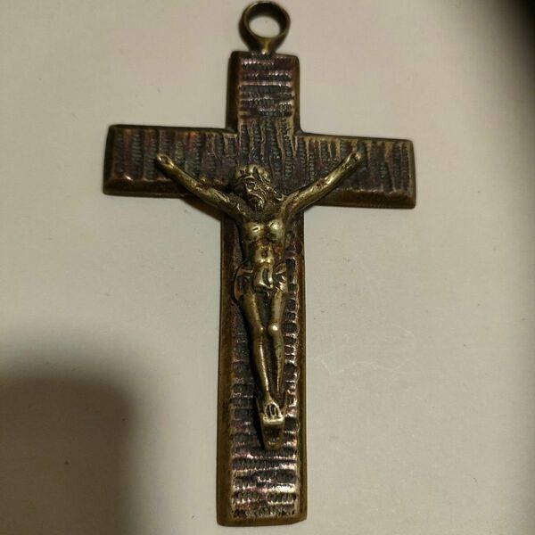 十字架クロス　アンティーク　ビンテージ　　キリスト教　宗教　ネックレスヘッド